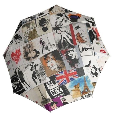 74615709 Парасоля складана автомат Doppler ART Magic Mini Postcards min