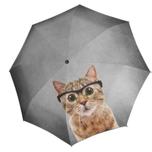 74615711   Парасоля складана автомат Doppler ART Magic Mini Crazy Cat фото (3) min