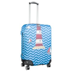 22233;маяк.а10 Чохол для валізи S Coverbag з дайвингу з принтами,фото