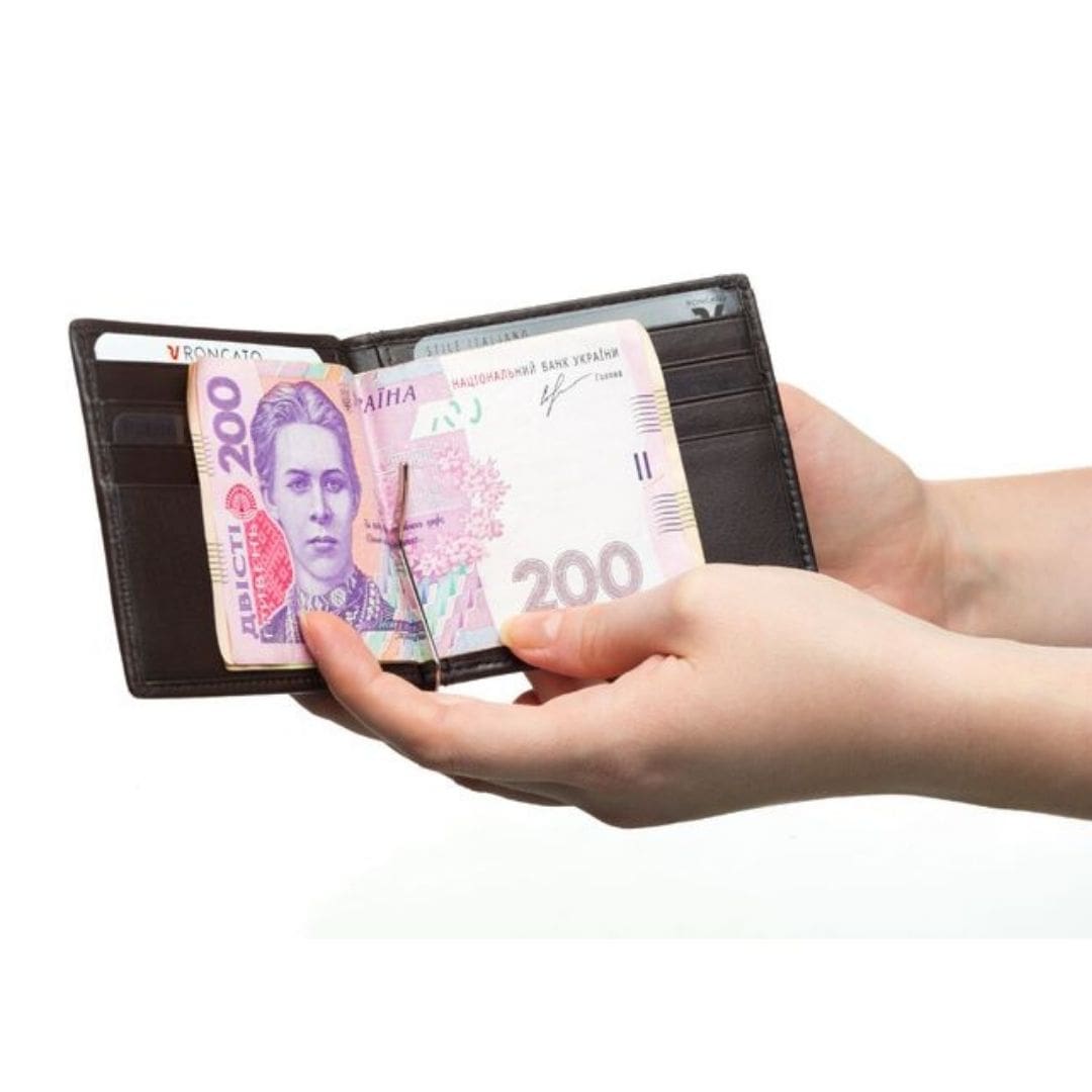 Roncato Men's Wallet Pascal Money Clip